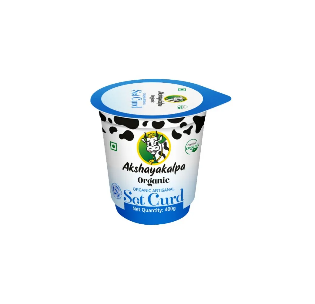 Organic set curd