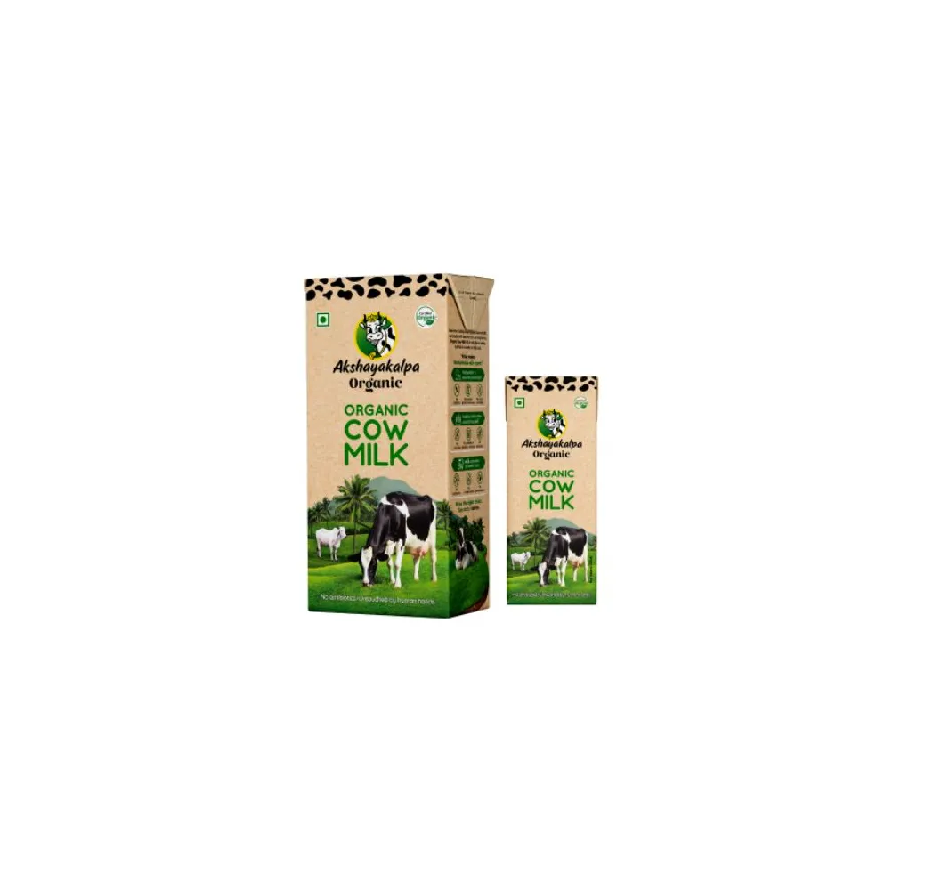 Organic Cow Milk - Ultra Heat Treated - Homogenized