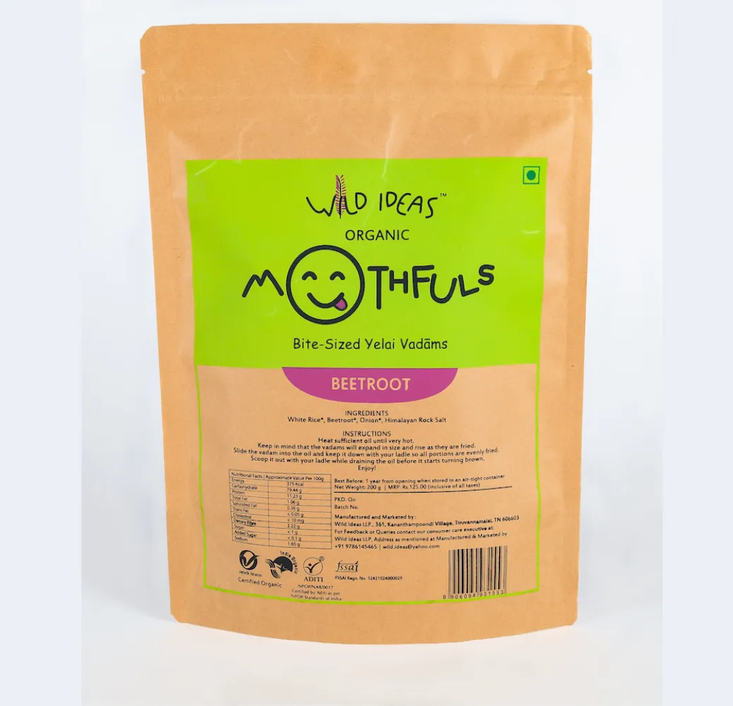 Mouthfuls - Beetroot Vadaams -200gms